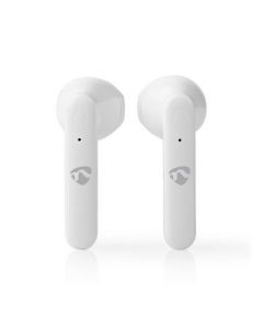 Nedis Fuldt Trådløse hovedtelefoner   Bluetooth®   Touch Control   Opladningsholder   Indbygget mikrofon   Understøtter stemmestyring   Hvid