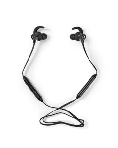 Nedis Sportshovedtelefoner   Bluetooth   In-Ear   Fleksibel Ledning   Sort