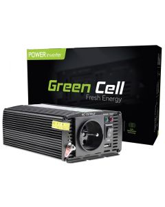 Green Cell Inverter til bil 24V til 230V, 300W / 600W Modificeret sinus