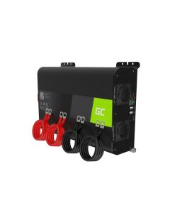 Green Cell Pro Inverter til bil 12V til 230V, 2000W/4000W Ren sinus