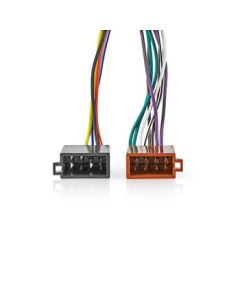 Nedis Kenwood 16-Pin ISO-kabel  Radiostik - 2 x bilstik  015 m  Flerfarvet