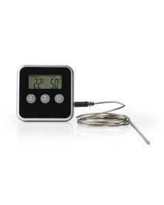 Nedis Stegetermometer   0-250 °C   Digitalt Display   Timer
