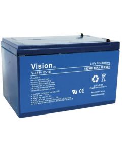 Vision LFP1215 12V 15Ah Lithium Batteri