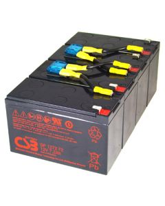 Erstatningsbatteri svarende til APC RBC8 inkl. Stik