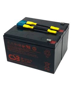 Erstatningsbatteri svarende til APC RBC9 inkl. Stik