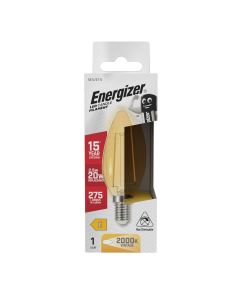 Energizer E14 LED glødepære 2,5W (275lm), 2200K, varm hvid