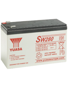 SW280 12V 9Ah - Yuasa Blybatteri (High-Drain specielt til UPS-Systemer)