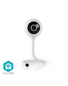 Nedis SmartLife Indendørs Kamera: FHD, Cloud/SD, Bevægelsessensor, Nattesyn, Wi-Fi, Hvid