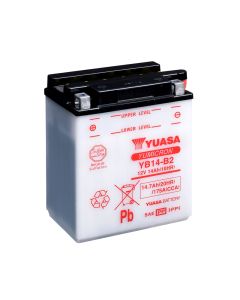 Yuasa YB14-B2 12V Batteri til Motorcykel