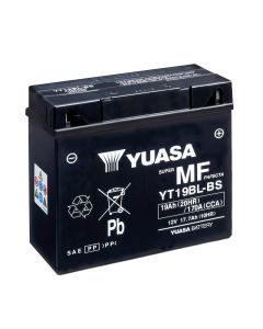Yuasa YT19BL-BS 12V AGM Batteri til Motorcykel
