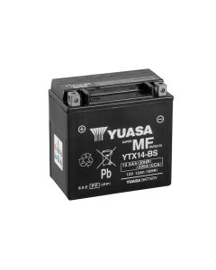 Yuasa YTX14-BS 12V AGM Batteri til Motorcykel