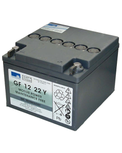 Sonnenschein GF 12 022 YF 12V 22Ah (GF12022YF) - GEL-batteri til golfvogn
