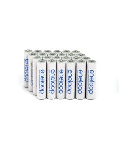 Panasonic eneloop AAA / R03 (24 stk.) miljøvenlige genopladelige batterier - 2100 opladninger