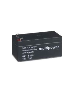 Multipower MP3-12C Forbrugsbatteri 12V 3Ah