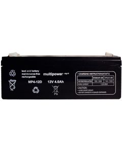 Multipower 12V - 4Ah batteri