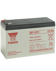 NP7-12FR Yuasa Blybatteri (Flammeafvisende kasse)