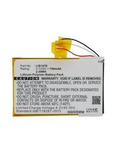 Batteri til bl.a. Sony PRS-T1 / PRS-T2 / PRS-T3E (Kompatibelt)