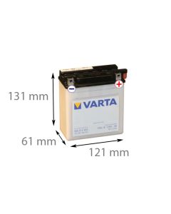 Varta 505 012 003 - 12V 5Ah (Motorcykelbatteri)