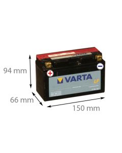 Varta 507 901 012 - 12V 7Ah (Motorcykelbatteri)