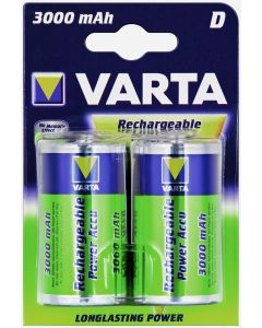 Varta Power Accu D / R20 / Mono (2 Stk.) 3000mAh batteri