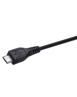 Duracell USB-A 2.0 til Micro USB lade- og datakabel, sort, 1m