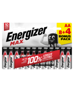 Energizer Max AA / E91 Batterier (12 Stk. Blister) (8+4)