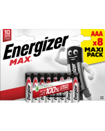 Energizer Max AAA / E92 Batterier (8 Stk. Blister)