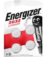 Energizer Lithium CR2032 Batterier (4 Stk. Pakning)