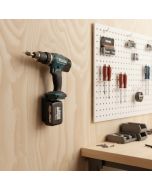 Batteri- & værktøjsholder / Wall-mount til Makita 14,4 & 18V slide batterier 