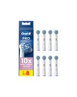 Oral-b Pro Sensitive Clean Tandbørstehoveder 8 stk - Hvid