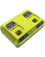Batterilader til 2 Stk. Ryobi