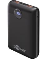 Goobay Powerbank Compact 20.000 mAh - med status display