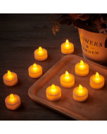 24 stk. Fyrfadslys LED hvid med timer