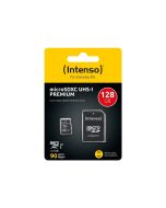 Intenso® 128 GB Micro SD Hukommelseskort Incl. Adapter Class 10, U1
