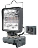 LED arbejdslampe 800-1800 lumen til Makita 18V batteri