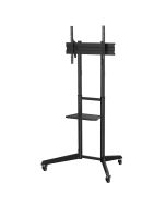 TV-Præsentationsstativ med hjul og justerbar højde 37-70"