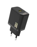 Dudao A27PEU USB-C GaN Power lader 30W PD/QC, Sort