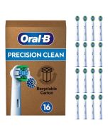 Oral-B Precision Clean Tandbørstehoveder 16 stk. - hvid