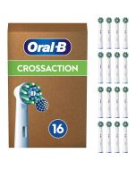 Oral-B CrossAction Tandbørstehoveder 16 stk. - hvid