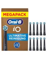 Oral-b IO Ultimate Clean Tandbørstehoveder 10 stk (Sort)