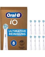 Oral-b IO Ultimate Clean Tandbørstehoveder 8 stk (Hvid)