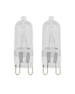 Eveready G9 ovnpære 40W (320lm), 2800K, Varm hvid, 2 stk. – Kan bruges op til 300°C