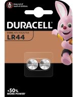Duracell LR44 / A76 / AG13 / LR1154 knapcelle batteri - alkaline - 2 stk.