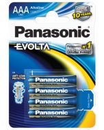 Panasonic Evolta Alkaline AAA / LR03 / Micro Batterier 4 Stk.