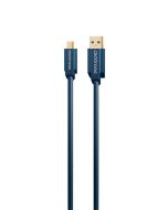 Clicktronic Casual Mini USB 2,0 kabel - 0,5m - kabel til Mini type-B USB