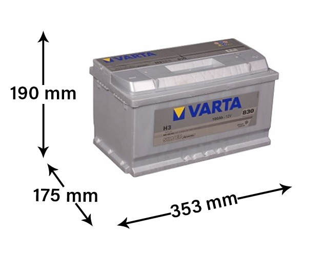 5451570333132 VARTA B33 BLUE dynamic B33 Batteria 12V 45Ah 330A
