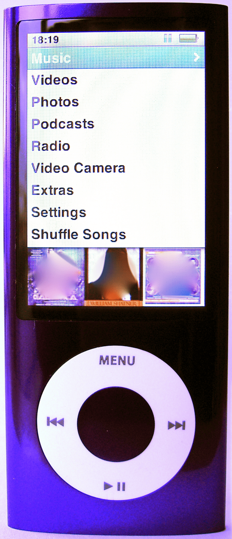 5th generation iPod Nano with camera.