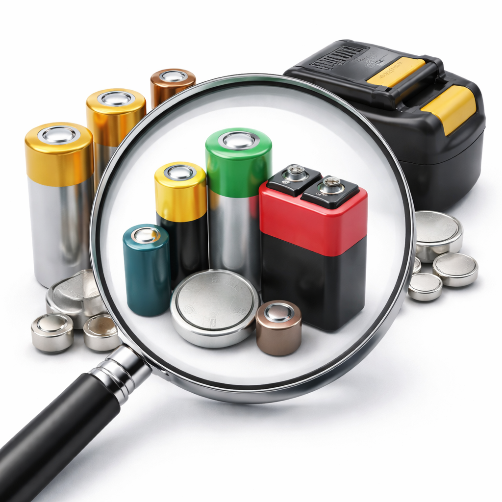 find rigtigt batteri