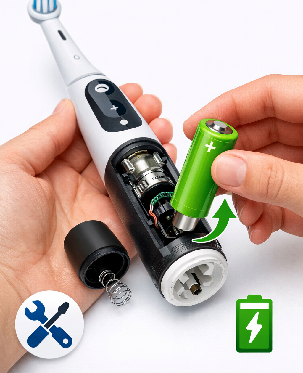 Oral-B iO eltandbørste skift batteri selv